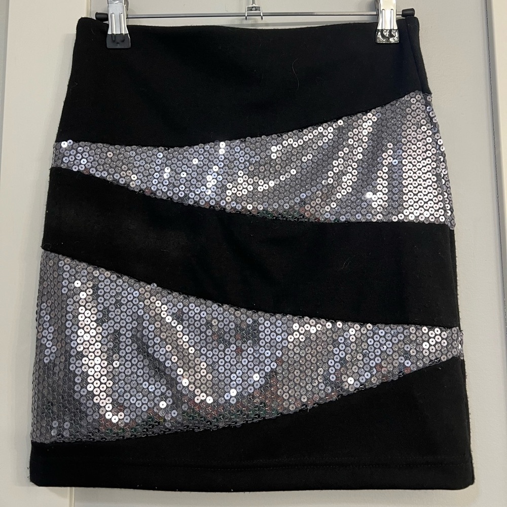 Sequin Mini Skirt